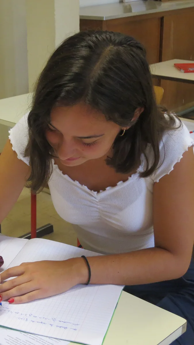 Étudiant de maths spé en stage intensif de préparation aux concours